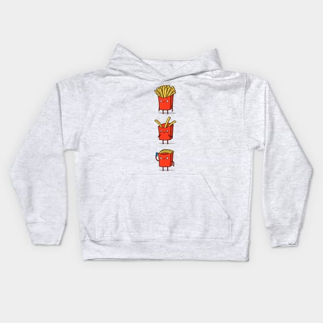 Fry Loss Kids Hoodie by Raffiti